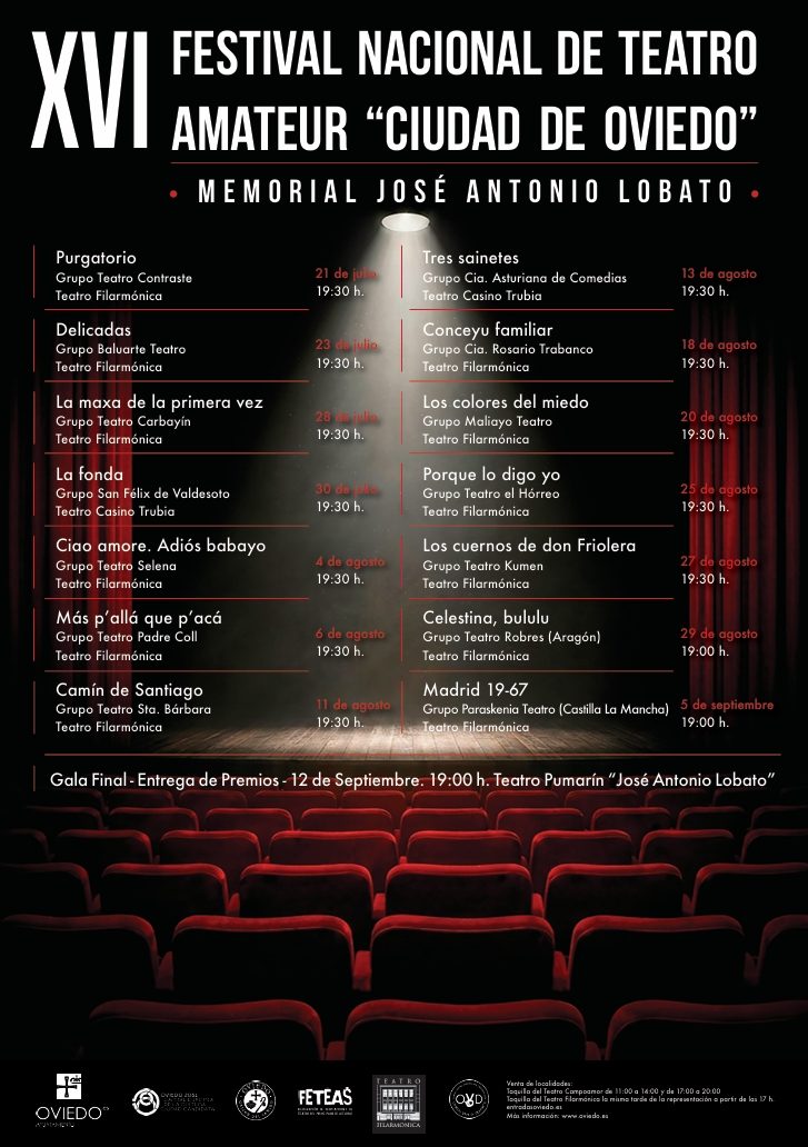 XIV Festival Nacional de Teatro Amateur "Ciudad de Oviedo" Memorial José Antonio Lobato