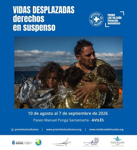 El Paseo de la Ría de Avilés acoge una muestra de fotografía humanitaria sobre las condiciones de vida de los desplazados