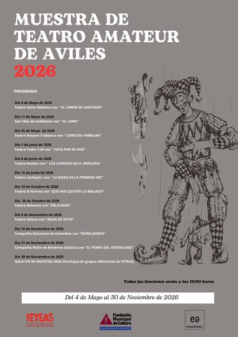 Teatro el Hórreo retoma la XX Muestra de Teatro Amateur Avilés
