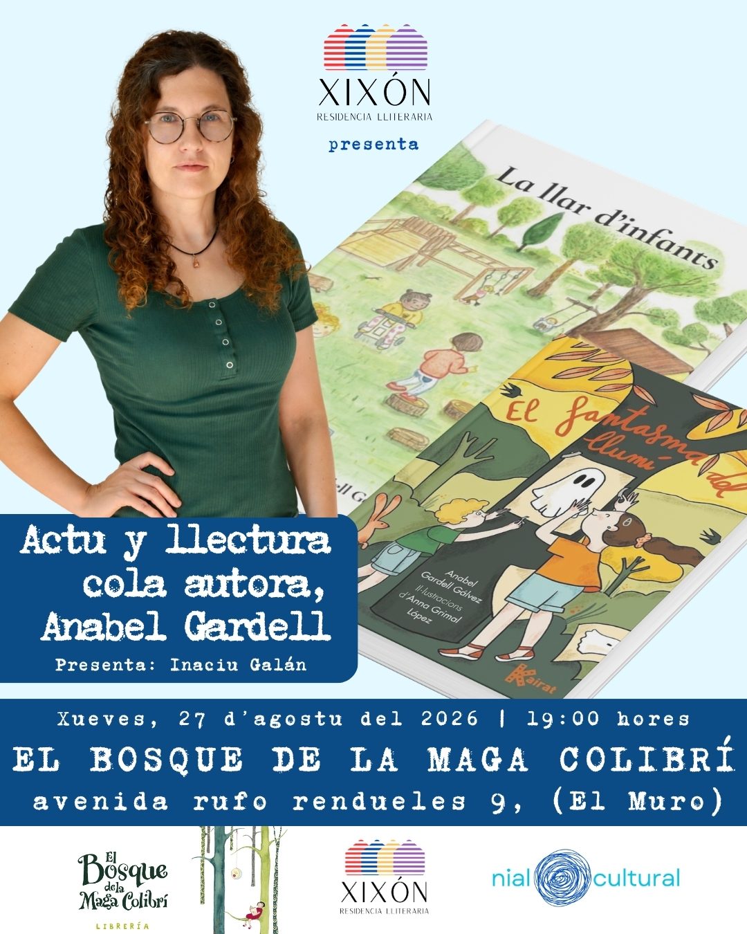 La Residencia Lliteraria Xixón recibe a la escritora catalana Anabel Gardell