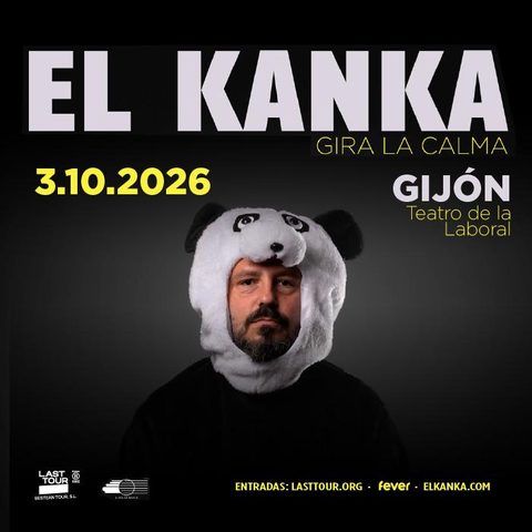 El Kanka. Gira La Calma, 3 octubre 20:30 horas en el Teatro de la Laboral