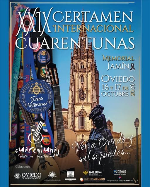 Oviedo acoge, el 16 y 17 de este mes, el XXIX Certamen Internacional de Cuarentunas Memorial Jamín