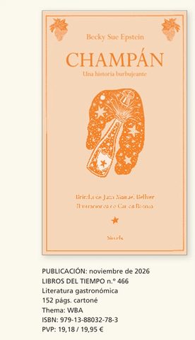 CHAMPÁN Una historia burbujeante Becky Sue Epstein
