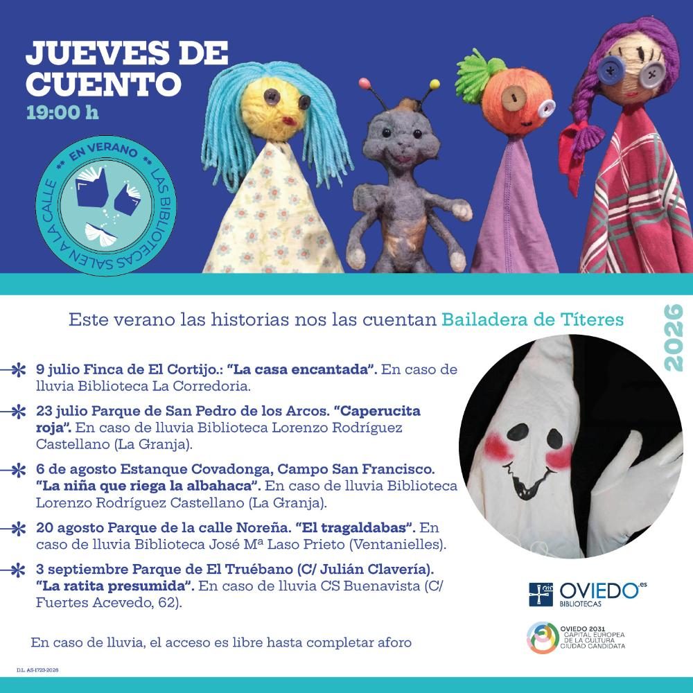 Jueves de cuento a las 19:00 horas