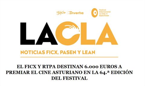 EL FICX Y RTPA DESTINAN 6.000 EUROS A PREMIAR EL CINE ASTURIANO EN LA 64.ª EDICIÓN DEL FESTIVAL