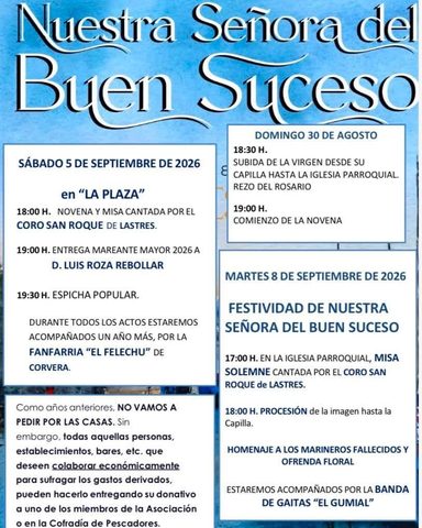 Fiesta de la Virgen del Buen Suceso 2026 (Colunga).