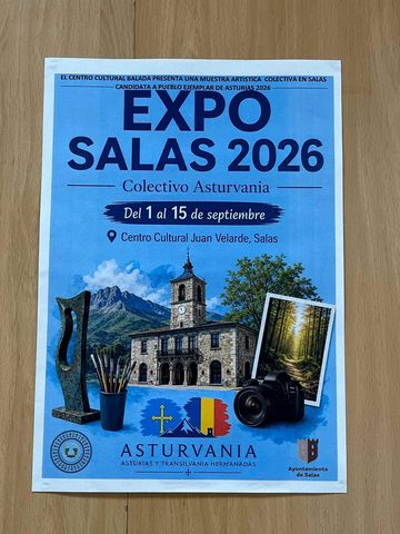 Exposición del Colectivo AsturVania   " Asturias y Transilvania Hermanados " en la casa de cultura de Salas.