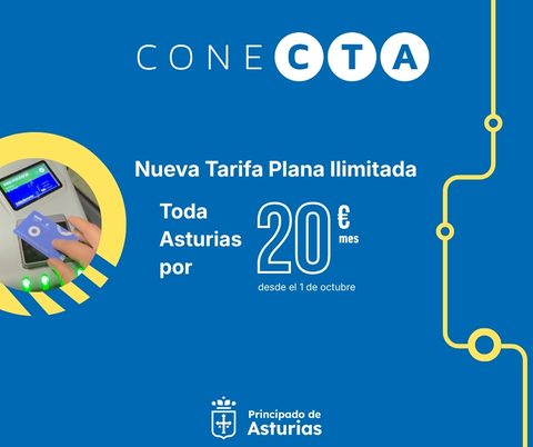 El Consorcio de Transportes aprueba rebajar a 20 euros al mes el tope de la tarjeta CONECTA a partir del 1 de octubre