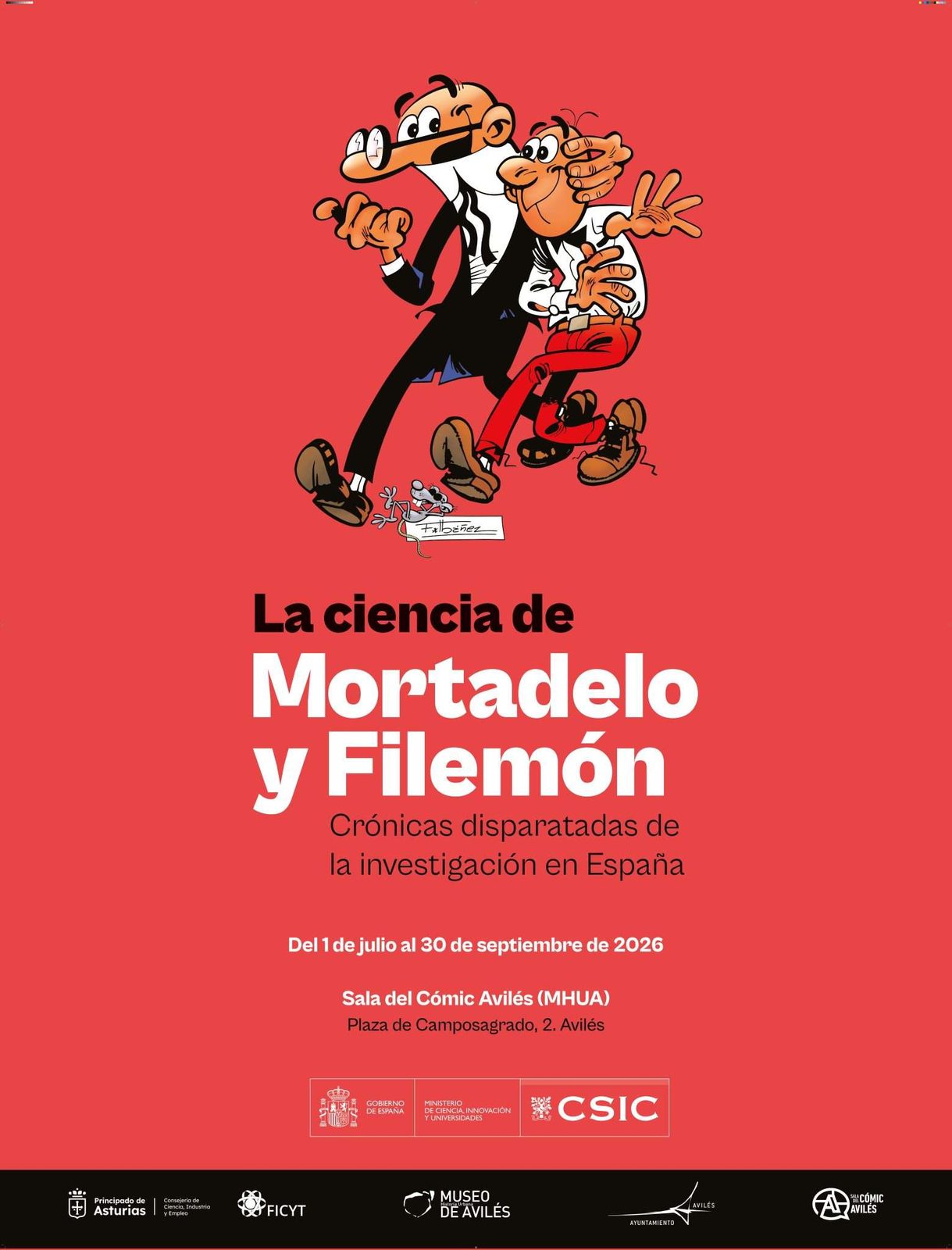 Mortadelo y Filemón traen ‘la ciencia’ y sus ‘Crónicas disparatadas’ a Avilés